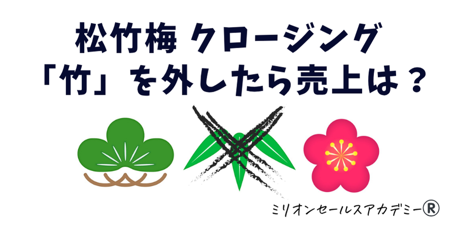 松竹梅クロージング