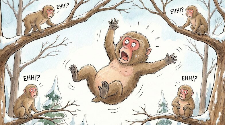 猿も木から落ちる