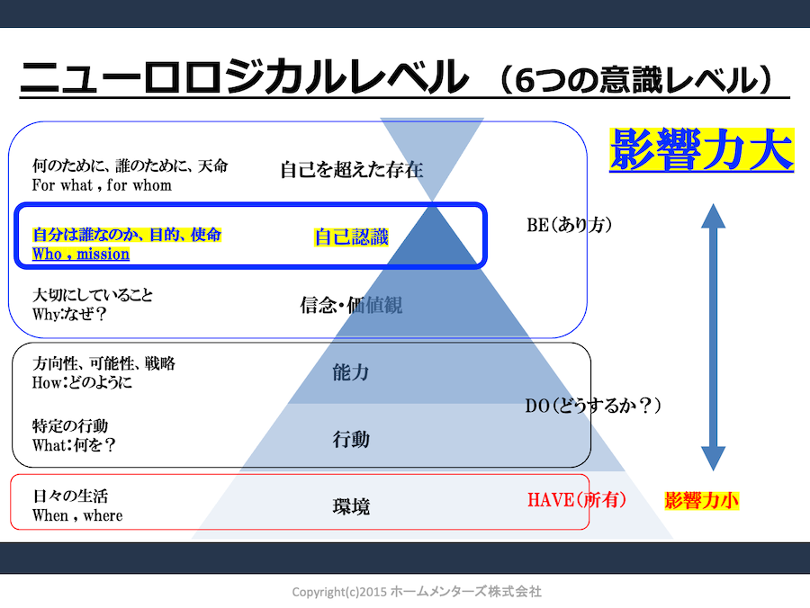 ニューロロジカルレベル