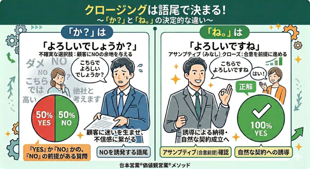 クロージングNGワード