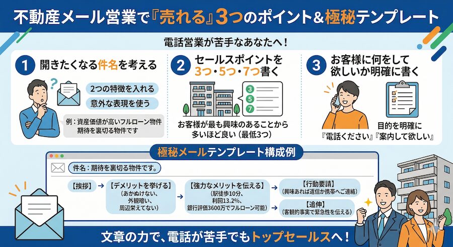 不動産営業メール