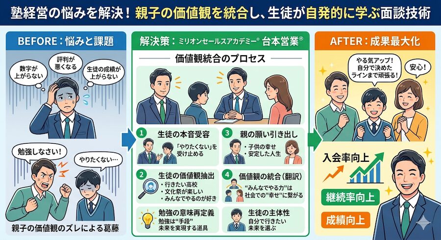 塾営業コツ