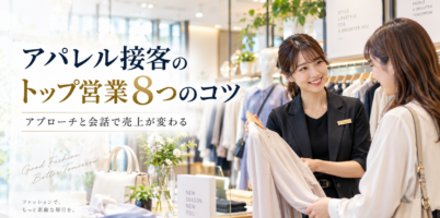 アパレル販売・営業コツ