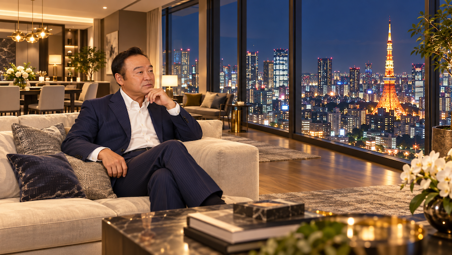 紙に書いた目標を10年で叶えた丸さん(イメージ)